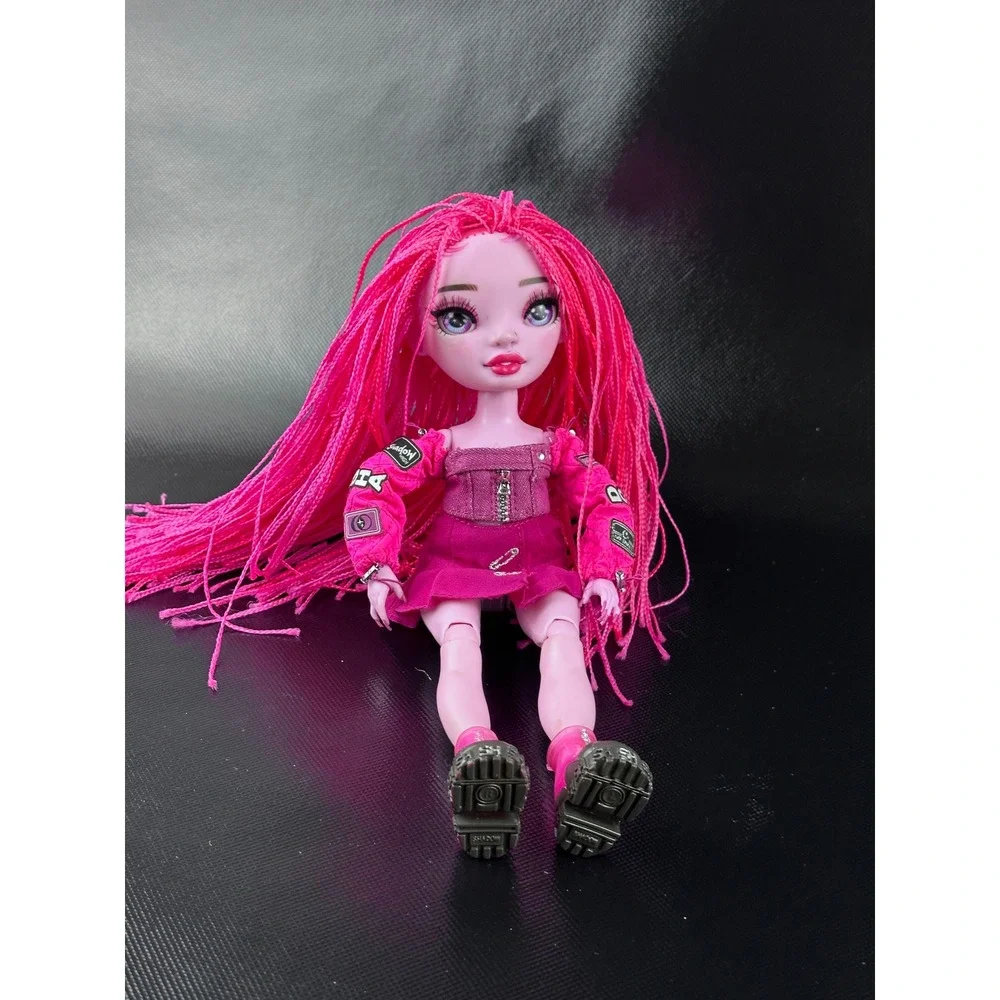 Rainbow High Shadow High Neon Shadow Pink Doll, Fashion Doll with Outfit & Boots